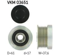SKF Poulie roue libre d'alternateur VKM 03651