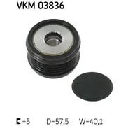 Écran thermique d'échappement VKM 03836 SKF pour SMART MERCEDES-BENZ
