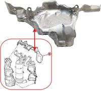 Ecran thermique pare feu tole anti chaleur pour C2 C3 C4 C5 DS5 1007 2008 207 208 3008 307 308 4008 407 408 5008 508 C-MAX FIESTA FOCUS MONDEO TRANSIT SCUDO 1.6 HDI TDCI OEM 1723T3 1254387