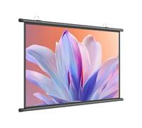 Ecran Videoprojecteur, Écran De Projection 60" Manuel Enroulable, TV Et Home Cinema Toile pour Cinéma Maison Bureau Voyage, Ecran De Projection Portable Format 16:9/4:3, Fixation Par Crochets(16:9,60"