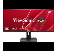 Écran Viewsonic VA3420C-2 34" UltraWide Quad HD 3440x1440 LED 21:9 3.5ms VESA hub USB haut-parleurs noir