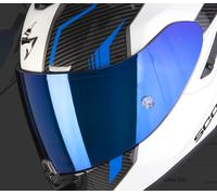 ECRAN VISIERE SCORPION EXO 391 MIROIR BLEU Maxvision Ready
