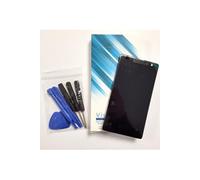 Ecran vitre complet sur chassis pour Nokia Lumia 530 noir + outils - visiodirect -