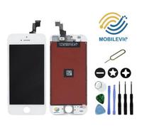 Écran Vitre Tactile - Original - iPhone 5S - LCD Retina - Blanc - Outils Inclus