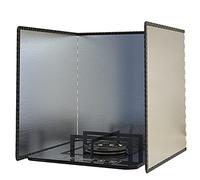 Ecrans Anti-Projections Protection D'écran Anti-Éclaboussures Cuisine Inoxydable Pliable Protection D'écran Anti-Éclaboussures Protection Pour La Cuisine Et Plaque De Cuisson,3 côtés,30 * 30 * 30cm