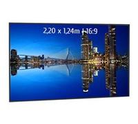 Ecran de projection sur cadre 2,20 x 1,24m - Format 16:9 - Cadre extra-fin