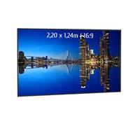 Ecran de projection Kimex cadre ultra-fin 2,20 x 1,24 m, 16:9