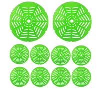 Écrans de nettoyage urinaire - Lot de 10 tampons désodorisants pour urinoir anti-taches | Contrôle durable des odeurs Réduit le gâteau d'urine pour l'entretien des toilettes et de l'hygiène