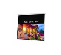 Kimex Écran de projection motorisé 042-3414 2,20×1,24 m Format 16:9