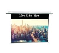 Ecran de projection motorisé encastrable 2,20 x 1,38m - Format 16:10 - Wi-Fi
