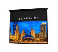 Kimex Écran de projection motorisé 042-3515 2,40 x 1,35 m 16:9 Carter noir