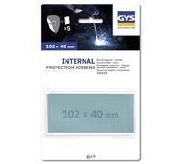 Écrans Internes GYS 102x40 pour Masque Techno 11 Lot de 5