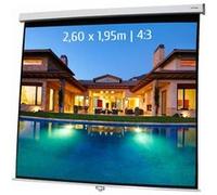 Ecran de projection manuel 2,60 x 1,95m - Format 4:3
