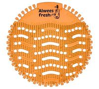 Ecrans pour urinoir, Tapis d'Urinoir, Désodorisant pour urinoir, (lot de 10)- Compatible avec la plupart des marques d'urinoirs. Sans résidu d'eau, anti-projections et anti-odeurs. (Mango)