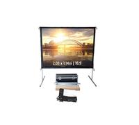 Ecran de projection valise 2,03 x 1,14m - Format 16:9 - Toile Avant