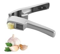 Ecrase Ail Manuel, Extra fort et Durable Presse-Ail, hachoir à ail broyeur de gingembre, Écrase l'Ail et le Gingembre sans Effort, Nettoyage Facile, Anti-Rouille, Compatible avec le lave-vaisselle