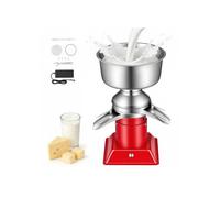 Écrémeuse Électrique 60 L/h, Centrifugeuse à Lait 40 W 10 500 tr/min, pour Crème Écrémée Lait de Chèvre et de Vache Ferme,