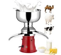 Écrémeuse Électrique Séparateur de Lait électrique 50 L/H Machine de séparation de Beurre de Lait et de crème, séparateur de crème lactée pour Lait de chèvre, Lait de Cheval