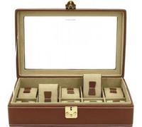 Friedrich23 Montres Valise Cordoba pour 10 Montres Avec Fenêtre - Marron Foncé