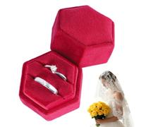 Écrin À Bague De Demande Coffret organiseur support de rangement en velours