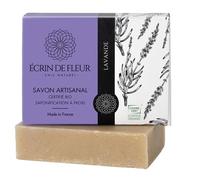 Écrin de Fleur - Savon à la Lavande pour Tous Types de Peau, Certifié COSMOS Organic & Nature et Progrès, Artisanal France, Huiles Essentielles Lavandin & Lavande Vraie, 90g