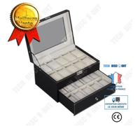 Ecrin - PASSIONOVA - TD® 20 - Cuir - Noir - Double couche avec tiroir