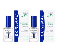 ECRINAL | Durcisseur Vitamine - Ongles Fragiles Mous Cassants | Lot de 2x 10ml | Répare Renforce et Protège en Profondeur | Silicium Provitamine B5 Zinc | Résultats Visibles dès 14 Jours | Soin Expert