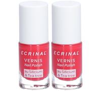 ECRINAL® Vernis au Silicium & Tea Tree - Fuschia À Ongles New 2x5 ml