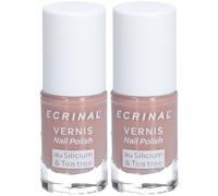 ECRINAL® Vernis au Silicium & Tea Tree - Nude À Ongles New 2x5 ml