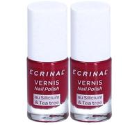 ECRINAL® Vernis au Silicium & Tea Tree - Prune À Ongles New 2x5 ml