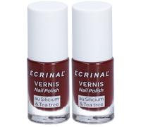 ECRINAL® Vernis au Silicium & Tea Tree - Rouge Cerise À Ongles New 2x5 ml