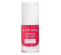 Ecrinal Vernis Silicium + Tea Rouge Fuchsia Multicolore