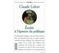ECRIRE A L EPREUVE POLITIQUE