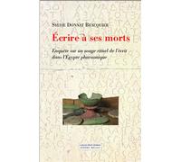 Ecrire a ses morts - Sylvie Donnat Beauqier - Millon Jerome Eds - broché - Etude