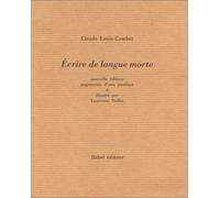 Ecrire de langue morte