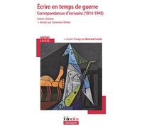Écrire en temps de guerre