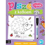 Écrire et dessiner avec un chaton. Labyrinthes, diapositives, dessins. Œcrête pens Anna Podgórska (Buch auf Polnisch)