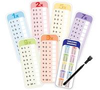 Ecrire et effacer - Tables de multiplication 11 cartes + marqueur