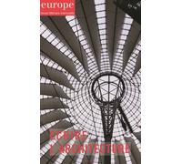 Ecrire l architecture n° 1055 mars 2017 Numéro 1055, Mars 2017 - Collectif - Revue Europe - broché - Revue