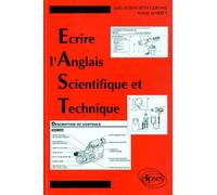 Écrire L'anglais Scientifique Et Technique - East