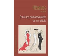Écrire les homosexualités au XIXe siècle - Stéphane Gougelmann - Presses Universitaires Du Midi - broché - Revue