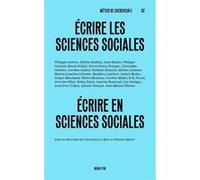 Écrire les sciences sociales, écrire en sciences sociales