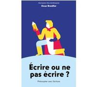 Écrire ou ne pas écrire ?