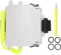 Écrire poignet de plongée ardoise écriture réglable sous l'eau avec accessoires de plongée crayon écrire