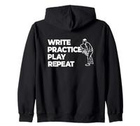 Écrire Pratiquer Jouer Répéter Sweat à Capuche