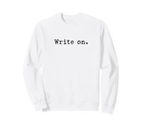 Écrire sur la Typographie Auteur écrire Sweatshirt