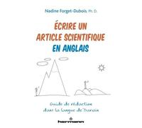 Teddy Hermann – Écrire un article scientifique en anglais – Guide de rédaction (langue de Darwin)