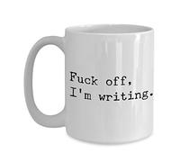 Écrire Va Te Faire Foutre J'Écris Tasses Drôle Tasse Impression Tasse À Café 330Ml Pour Collègue Lait Ami