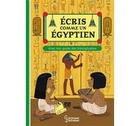 Ecris comme un Egyptien + 24 pochoirs de hieroglyphes - Eléonore Della Malva - Larousse - Boîte ou accessoire - Jeux livres objets