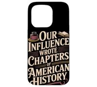 Écrit des chapitres d'histoire américaine du Patrimoine hispanique Coque pour iPhone 15 Pro